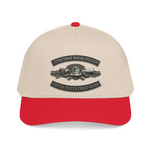 Load image into Gallery viewer, Mid Profile Baseball Cap - USCG - Expeditionary Warfare Specialist w txt - 3D - Enhanced
