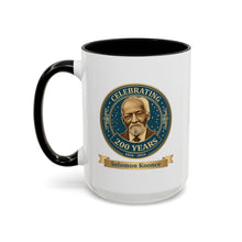 Load image into Gallery viewer, Accent Coffee Mug — "Celebrating 200 Years" Solomon Koonce Portrait (11/15 oz)