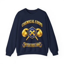 Load image into Gallery viewer, Crewneck Sweatshirt - Army - Chemical Corps - 3D - Enhanced