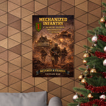 Load image into Gallery viewer, Matte Poster - 1st Infantry Division in Vietnam - Mechanized
