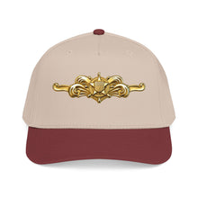 Load image into Gallery viewer, Mid Profile Baseball Cap - USCG - Cutterman - Officer wo txt - 3D - Enhanced