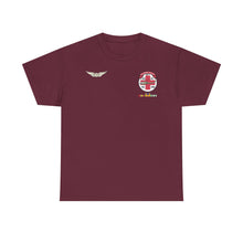 Load image into Gallery viewer, T-Shirt — - 57th Medical Detachment "Original Dustoff" with Aviator Wings, Air Medal w Number 33 and Vietnam Service w Air Medal 33