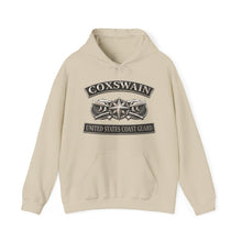 Load image into Gallery viewer, Hoodie – USCG - Coxswain w txt - Silver - 3D - Enhanced