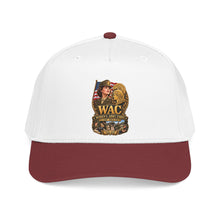 Load image into Gallery viewer, Mid Profile Baseball Cap - WAC - Womens Army Corps - WWII - 3D - Enhanced