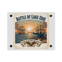 Load image into Gallery viewer, Acrylic Wall Art Panel - During the War of 1812, Commandant Perry’s American freshwater fleet takes on the Royal Navy in the Battle of Lake Erie