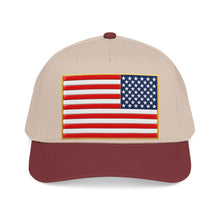 Load image into Gallery viewer, Mid Profile Baseball Cap - Flag - United States - 3D - Enhanced