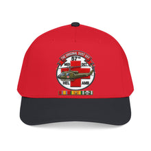 Load image into Gallery viewer, Mid Profile Baseball Cap - Army - 57th Medical Co - Original Dustoff - Vietnam w VN SVC - 3D - Enhanced