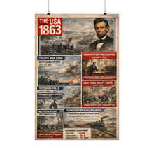 Load image into Gallery viewer, Matte Poster - THE USA - 1863