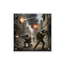 Load image into Gallery viewer, Acrylic Wall Art Panel - Marines in the 2nd Battle of Fallujah