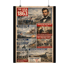 Load image into Gallery viewer, Matte Poster - THE USA - 1863