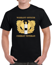 Load image into Gallery viewer, Emblem - Warrant Officer - Wo1 - Combat Veteran X 300 Classic T Shirt, Crewneck Sweatshirt, Hoodie, Long Sleeve