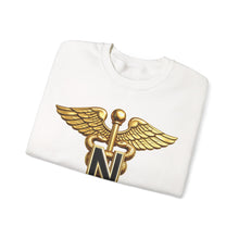 Load image into Gallery viewer, Crewneck Sweatshirt - Army Nurse Corps Branch Insignia - 3D - Enhanced