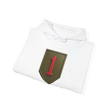 Load image into Gallery viewer, Hoodie – Army - SSI - 1st Infantry Division wo txt - 3D - Enhanced