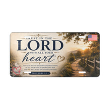 Load image into Gallery viewer, Vanity Plate – Trust in the Lord's path