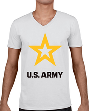 Load image into Gallery viewer, Army Star W Us Army - V-Neck Shirt