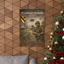 Load image into Gallery viewer, 1st Cavalry Division Ia Drang Matte Poster