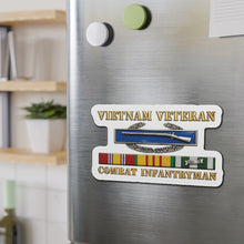 Load image into Gallery viewer, Die-Cut Magnet - Army - Vietnam Veteran - Cbt Infantryman w CIB VN SVC - 3D X 300