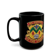 Load image into Gallery viewer, Black Mug (15oz) - 528th Support Bn - DUI wo Txt - 3D - Enhanced