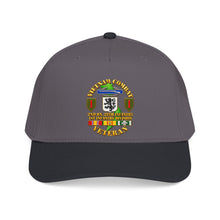 Load image into Gallery viewer, Mid Profile Baseball Cap - Vietnam Veteran Combat - 2nd Bn, 28th Infantry - 1st ID - with VN SVC - 3D - Transparent