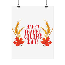 Load image into Gallery viewer, Rolled Poster - Happy Thanksgiving Day