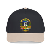 Load image into Gallery viewer, Mid Profile Baseball Cap - Vietnam Veteran Combat - 2nd Bn, 28th Infantry - 1st ID - with VN SVC - 3D - Transparent