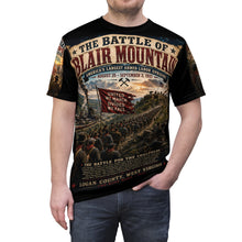 Load image into Gallery viewer, Battle of Blair Mountain Tribute Tee — Union Labor vs Government & Big Business, Aug 25- 2 Sept 1921