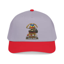 Load image into Gallery viewer, Mid Profile Baseball Cap - Army - Cold War Vet - 4th Bn 73rd Armor - 1st Inf Div - Panzer Kaserne Boblingen, FRG - M60A1 Tank w COLD SVC - 3D Enhanced X 300