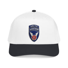 Load image into Gallery viewer, Mid Profile Baseball Cap - 11th Airborne Division w Arctic Tab wo txt - 3D - Enhanced
