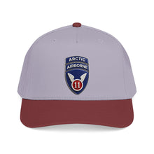 Load image into Gallery viewer, Mid Profile Baseball Cap - 11th Airborne Division w Arctic Tab wo txt - 3D - Enhanced