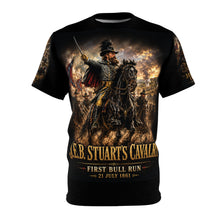 Load image into Gallery viewer, J.E.B. Stuart's cavalry at 1st Battle of Bull Run- 21 July 1861 Tribute Tee — "The Union Rout"