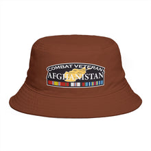 Load image into Gallery viewer, Bucket Hat — Afghanistan Combat Veteran Embroidered Patch - Combat Veteran - Afghanistan - V1