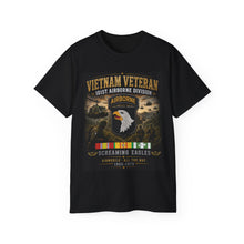 Load image into Gallery viewer, 101st Airborne Division – Screaming Eagles -Vietnam Veteran – The Vietnam Soldier – 1961–1975 – Military Service Tribute T-Shirt