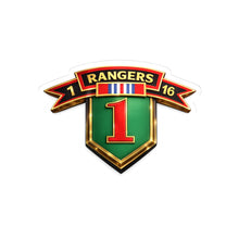 Load image into Gallery viewer, Kiss-Cut Stickers - 1st Bn, 16th Infantry Regiment - Rangers - 3D - Enhanced