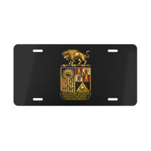 Load image into Gallery viewer, License Plate - 10th Cavalry Regiment - Buffalo Soldiers - COA - Ready and Forward - 3D Enhanced