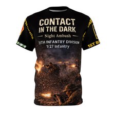 Load image into Gallery viewer, Night Ambush 25th Infantry Division 1/27th Infantry All-Over Print Tee