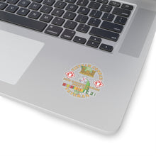 Load image into Gallery viewer, Kiss-Cut Stickers - Vietnam Combat Veteran w 20th Engineer Brigade SSI - Dong Tam X 300