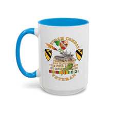 Load image into Gallery viewer, Colorful Mug (11oz/15oz) - Army - Charlie Battery.2nd Battalion,17th Field Artillery - w 1st Cavalry Div - M110 8in SP - Vietnam Vet w VN SVC X 300