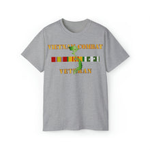 Load image into Gallery viewer, Unisex Ultra Cotton Tee - Army - Vietnam Combat Veteran w VN SVC