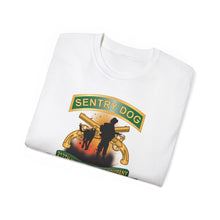 Load image into Gallery viewer, Unisex Ultra Cotton Tee - Army - Sentry Dog - 212th Military Police Company - Dog Fire w Br - Ribbon Vietnam War Veteran w VN SVC X 300