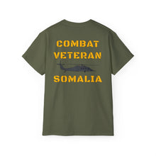Load image into Gallery viewer, Unisex Ultra Cotton Tee - Combat Veteran Somalia - UH-60 Black Hawk
