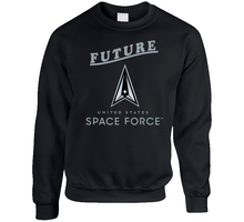 Load image into Gallery viewer, Future Space Force Logo Vertical X 300 Crewneck Sweatshirt