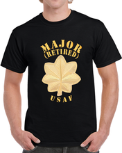 Load image into Gallery viewer, USAF - Major - Retired - USAF X 300 T Shirt