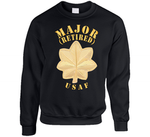 Load image into Gallery viewer, USAF - Major - Retired - USAF X 300 Crewneck Sweatshirt