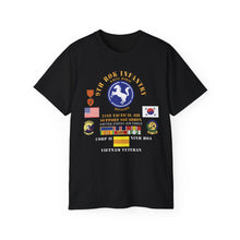 Load image into Gallery viewer, Unisex Tee, Military T-Shirt, Military Veteran Gift, Patriotic Shirt, Army Apparel - USAF - 21st Tactical Air Support Squadron - 9th Infantry Division - ROK w VN SVC - V3 - Group X 300