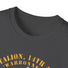 Load image into Gallery viewer, Unisex Ultra Cotton Tee - 6th Battalion, 14th Artillery Regiment - DUI - Warbonnets - VN SVC BAR - Top X 300