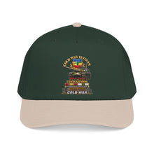 Load image into Gallery viewer, Mid Profile Baseball Cap - Army - Cold War Vet - 4th Bn 73rd Armor - 1st Inf Div - Panzer Kaserne Boblingen, FRG - M60A1 Tank w COLD SVC - 3D Enhanced X 300