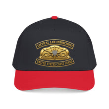 Load image into Gallery viewer, Mid Profile Baseball Cap - USCG - Tactical Law Enforcement w txt - 3D - Enhanced