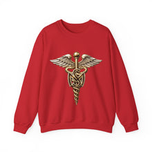 Load image into Gallery viewer, Crewneck Sweatshirt - Army Medical Service Corps (MS) Branch Insignia - 3D - Enhanced