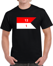 Load image into Gallery viewer, Army - 1st Squadron, 12th Cavalry Guidon V1 X 300 T Shirt