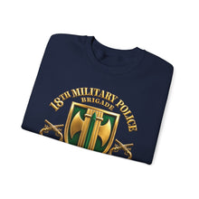 Load image into Gallery viewer, Crewneck Sweatshirt - Army - 18th MP Brigade - V Corps- COLD SVC - 3d Enhanced X 300